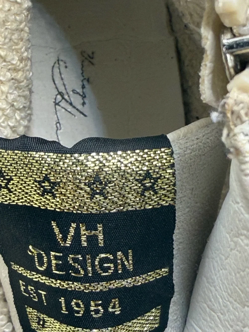 Vintage Havana Fay Snake  Embossed High Top Sneakers